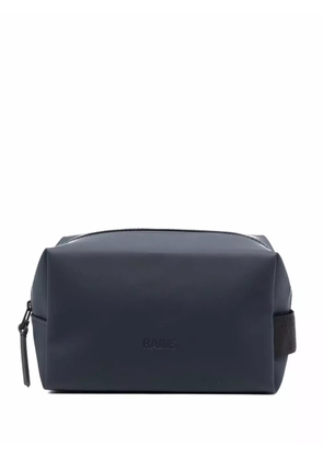 Rains zip-up wash bag - Blue