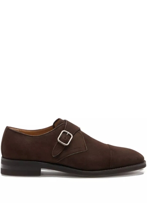 Bally Scribe Un buckle-strap monk shoes - Brown