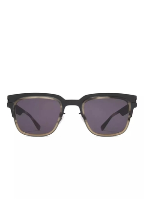 Mykita Raymond striped square sunglasses - Grey