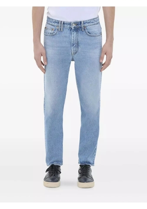 Cycle logo-patch frayed jeans - Blue