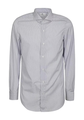 Finamore 1925 Napoli striped cotton shirt - White