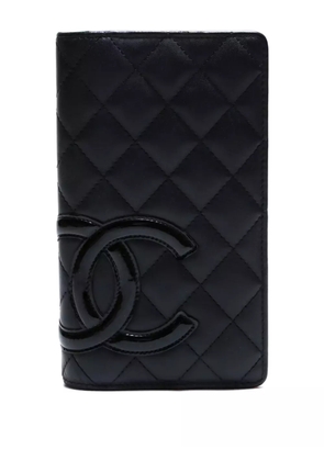 CHANEL Pre-Owned 2015-2016 Cambon Ligne wallet - Black