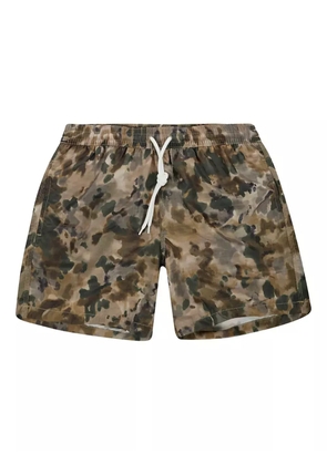Massimo Alba camouflage drawstring swim shorts - Green
