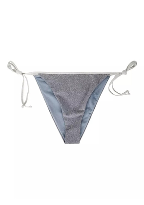 MC2 Saint Barth lurex bikini briefs - Silver