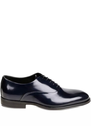 corvari leather lace-up Oxford shoes - Black