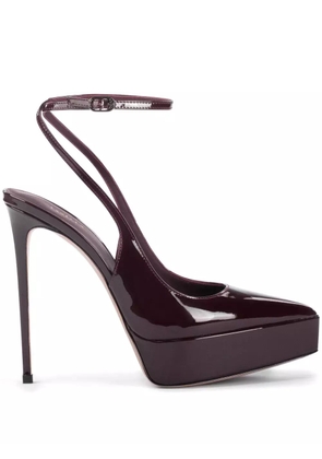 Le Silla 140mm Uma slingback pumps - Red