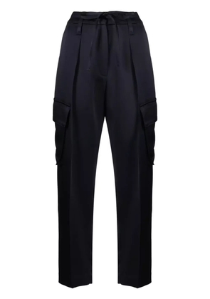 Brunello Cucinelli cropped tailored cargo trousers - Blue