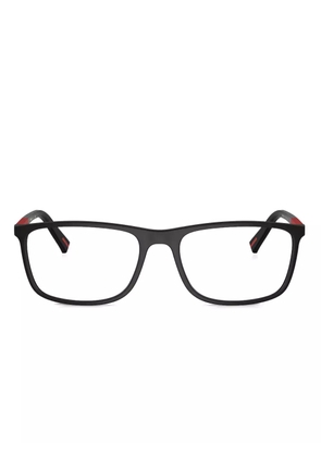 Prada Linea Rossa rectangle-frame glasses - Black