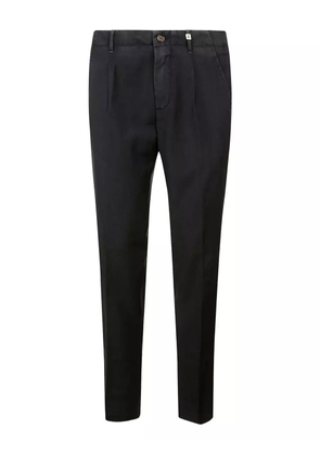 Myths virgin wool pleated trousers - Blue