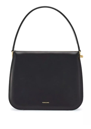 Ferragamo Semi-rigid leather bag - Black
