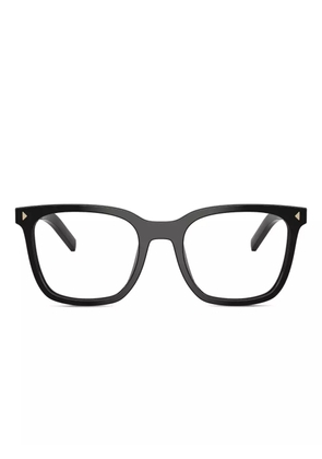 Prada Eyewear logo-print glasses - Black