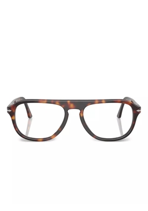 Persol pilot-frame glasses - Brown