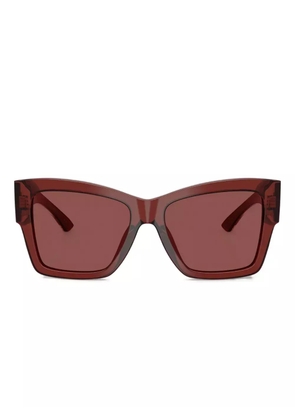Dolce & Gabbana Eyewear printed-arms sunglasses - Red