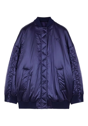 Ports 1961 quilted snap-fastening bomber jacket - Blue