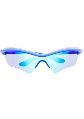 Mykita x Maison Margiela iridescent sunglasses - Blue