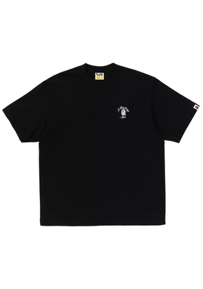A BATHING APE® logo-embroidered T-shirt - Black