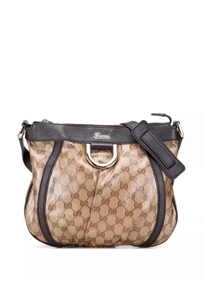 Gucci Pre-Owned 2000-2015 GG Crystal Abbey D Ring crossbody bag - Brown