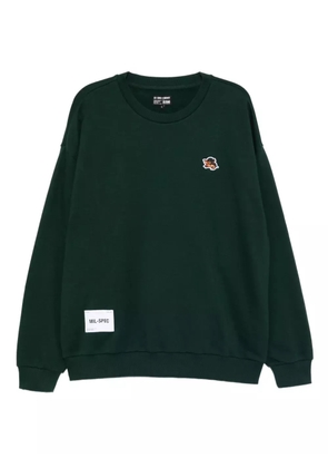 izzue logo-embroidered hoodie - Blue