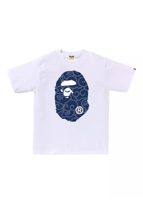 A BATHING APE® logo-print T-shirt - White