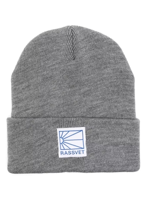RASSVET logo-patch beanie - Grey