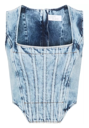 Giuseppe Di Morabito denim corset top - Blue
