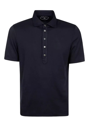 Fedeli short-sleeve polo shirt - Blue
