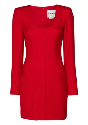 Roland Mouret tailoring mini dress - Red
