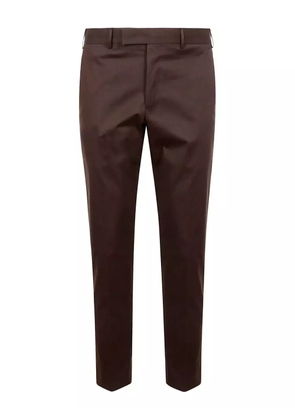 PT Torino cotton-blend trousers - Brown
