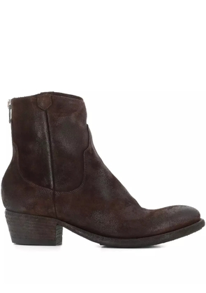 Pantanetti suede ankle boots - Brown