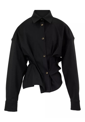 A.W.A.K.E. Mode twisted-detail shirt - Black