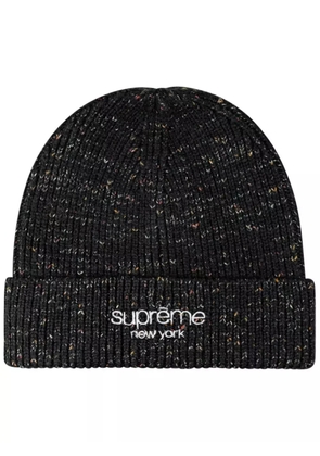 Supreme Rainbow Speckle beanie - Black