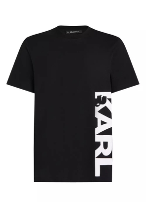 Karl Lagerfeld logo-print T-shirt - Black