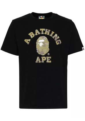 A BATHING APE® logo-printed T-shirt - Black