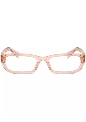 Prada Eyewear rectangle-frame glasses - Pink