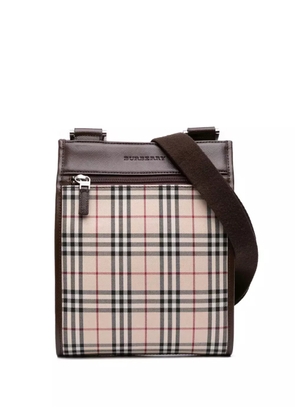 Burberry Pre-Owned 2000-2017 House Check Canvas crossbody bag - Brown