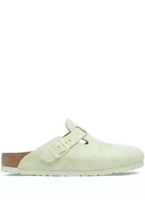 Birkenstock Boston suede mules - Green
