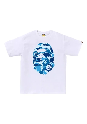 A BATHING APE® camouflage-print T-shirt - White