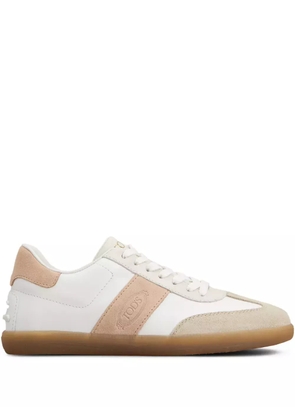 Tod's two-tone sneakers - White