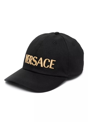 Versace logo-embroidered baseball cap - Black