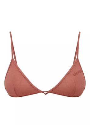 DSQUARED2 logo-embroidered bra - Pink