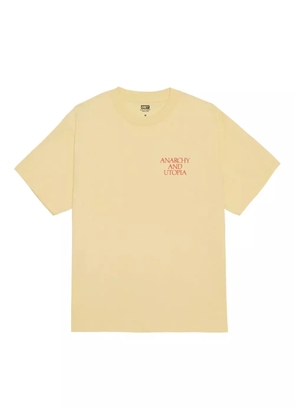 Obey graphic-print short-sleeve t-shirt - Yellow