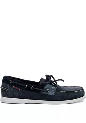Sebago leather boat shoes - Blue