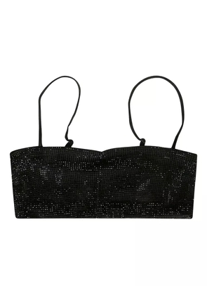 MC2 Saint Barth rhinestone-embellished bikini top - Black