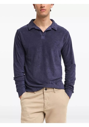 PENINSULA SWIMWEAR cotton blend polo shirt - Blue