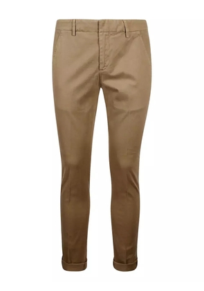 DONDUP welt-pocket trousers - Brown