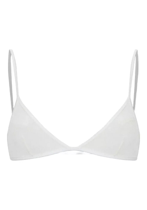 DSQUARED2 logo-embroidered bra - White