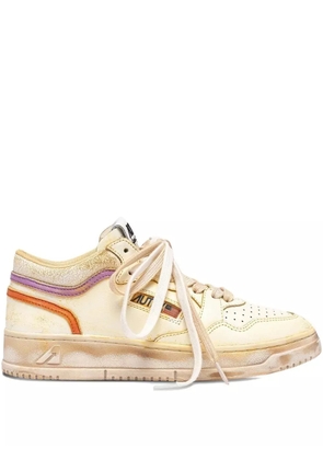 Autry Medalist stripe leather sneakers - Neutrals