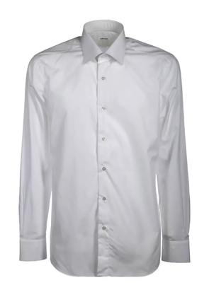 Fray cotton shirt - White