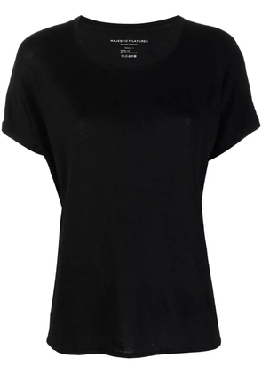 Majestic Filatures relaxed crew-neck T-shirt - Black