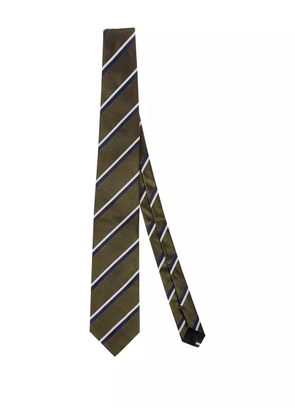 BIGI MILANO striped silk tie - Yellow